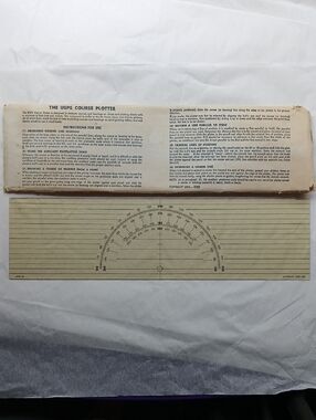 🍊3/$15🍊 Vintage 1968 USPS Course Plotter
